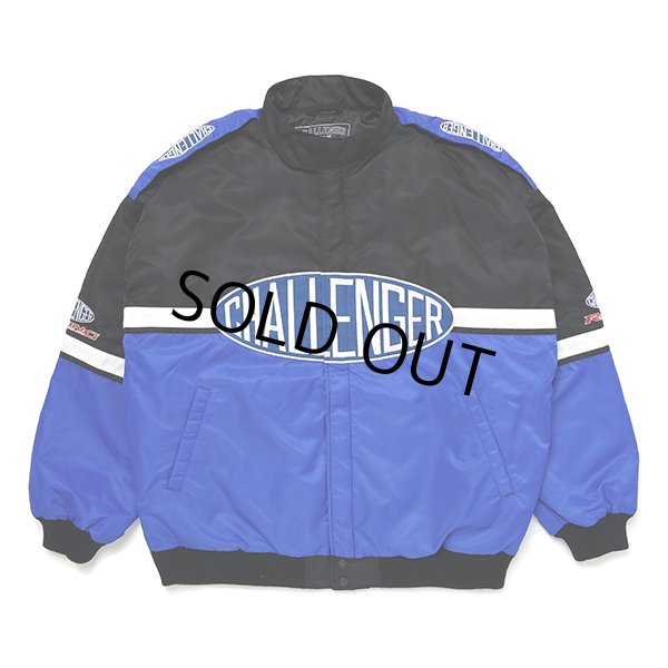 画像1: CHALLENGER/CMC RACING JACKET（BLUE/BLACK）［レーシングJKT-23秋冬］ (1)