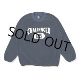 画像: CHALLENGER/C/N COLLEGE FLEECE（NAVY）［フリースクルーネック-23秋冬］