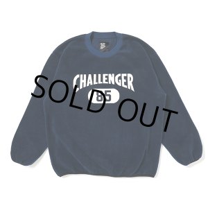 画像: CHALLENGER/C/N COLLEGE FLEECE（NAVY）［フリースクルーネック-23秋冬］