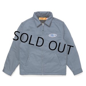 画像: CHALLENGER/LOGO WORK JACKET（BLUE GRAY）［ロゴワークJKT-23秋冬］