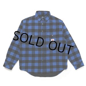 画像: CHALLENGER/BUFFALO CHECK LINING SHIRT（NAVY/BLACK）［バッファローチェックライニングシャツ-23秋冬］