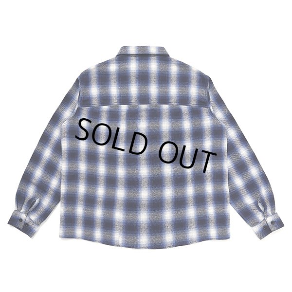 画像2: CHALLENGER/L/S CHECK WORK SHRIT（BLUE）［チェックワークシャツ-23秋冬］ (2)