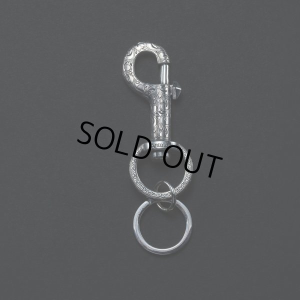 画像2: ANTIDOTE BUYERS CLUB/Engraved Key Ring Clip（Silver） (2)
