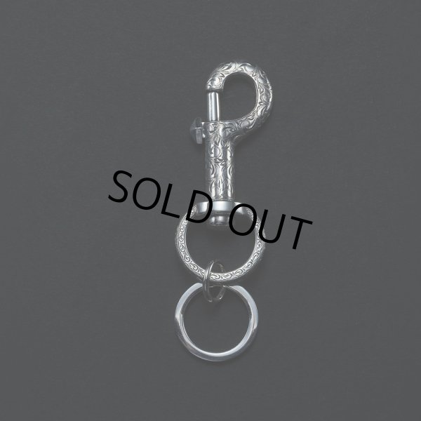画像1: ANTIDOTE BUYERS CLUB/Engraved Key Ring Clip（Silver） (1)