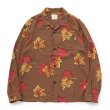 画像1: RATS/RAYON SHIRT（BROWN）［レーヨンシャツ-23春夏］ (1)