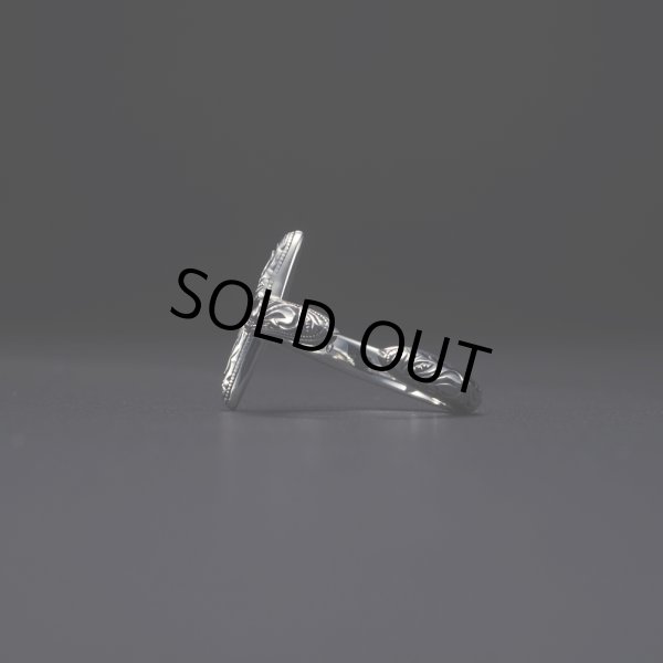 画像2: ANTIDOTE BUYERS CLUB/Engraved Cross Ring（Silver） (2)