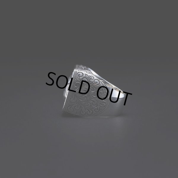 画像3: ANTIDOTE BUYERS CLUB/Engraved Mafia Ring（Silver） (3)