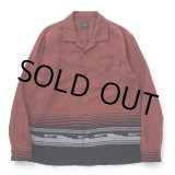 画像: RATS/NATIVE JACQUARD SHIRT（RED）［ネイティブジャガードシャツ-23春夏］