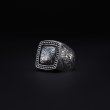 画像1: ANTIDOTE BUYERS CLUB/Engraved Mafia Ring（Silver） (1)