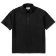 画像5: CALEE/Embroidery fly front S/S shirt（Lt.Blue）［フライフロントシャツ-23春夏］ (5)