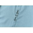 画像3: CALEE/Embroidery fly front S/S shirt（Lt.Blue）［フライフロントシャツ-23春夏］ (3)