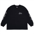 画像1: PORKCHOP/PC ROD L/S TEE（BLACK）［プリント長袖T-23春夏］ (1)