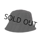画像: COOTIE PRODUCTIONS/Stripe Sucker Cloth Bucket Hat（Black）［ストライプサッカーバケットハット-23春夏］