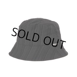 画像: COOTIE PRODUCTIONS/Stripe Sucker Cloth Bucket Hat（Black）［ストライプサッカーバケットハット-23春夏］