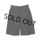 画像: COOTIE PRODUCTIONS/C/R Twill Raza 1Tuck Shorts（Black）［C/Rツイルワンタックショーツ-23春夏］