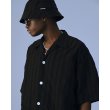 画像4: COOTIE PRODUCTIONS/Stripe Sucker Cloth Bucket Hat（Black）［ストライプサッカーバケットハット-23春夏］ (4)