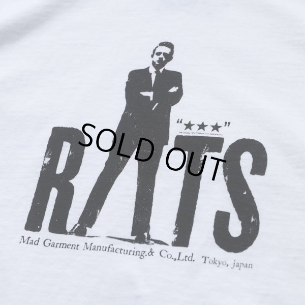 画像4: RATS/CASH TRIM TEE（WHITE）［トリムT-23春夏］ (4)