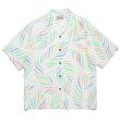 画像1: WACKO MARIA/LEAF HAWAIIAN SHIRT（WHITE）［リーフハワイアンシャツ-23春夏］ (1)