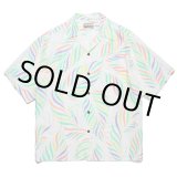 画像: WACKO MARIA/LEAF HAWAIIAN SHIRT（WHITE）［リーフハワイアンシャツ-23春夏］