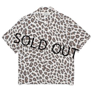 画像: WACKO MARIA/LEOPARD OPEN COLLAR SHIRT（IVORY）［レオパードオープンカラーシャツ-23春夏］