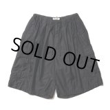 画像: COOTIE PRODUCTIONS/Back Satin Error Fit Cargo Easy Shorts（Black）［エラーフィットカーゴイージーショーツ-23春夏］