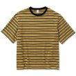 画像1: CALEE/Drop shoulder narrow pitch border S/S cutsew（Black/Mustard） 【40%OFF】［ドロップショルダーボーダーT-23春夏］ (1)