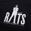 画像4: RATS/CASH TEE（BLACK）［プリントT-23春夏］ (4)