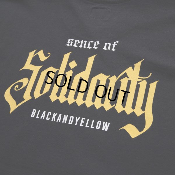 RATS/SOLIDARITY TEE（BLACK）［プリントT-23春夏］ - JONAS