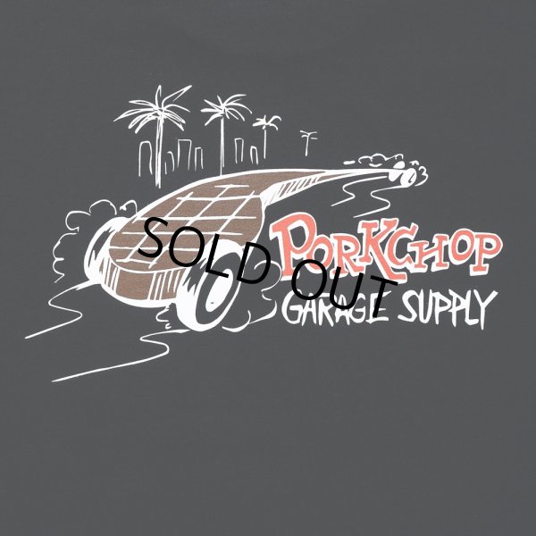 画像4: PORKCHOP/PC ROD TEE（BLACK）［プリントT-23春夏］ (4)