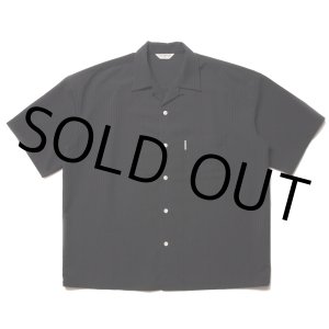 画像: COOTIE PRODUCTIONS/T/W Sucker Open Collar S/S Shirt（Black）［T/Wサッカーオープンカラーシャツ-23春夏］