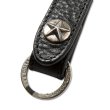 画像2: CALEE/Silver star concho leather key ring（Black）［レザーキーリング-23春夏］ (2)