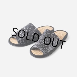 画像: TIGHTBOOTH/PAISLEY ROOM SANDAL（Black）［ペイズリールームサンダル-23夏］