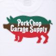 画像4: PORKCHOP/THREE TONE ROUNDED TEE（WHITE）［プリントT-23春夏］ (4)