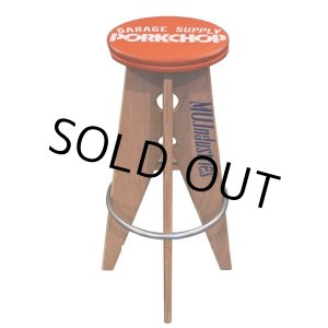 画像: PORKCHOP/PORK STOOL（Large/RED）［木製スツール"Large"-23春夏］
