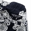 画像4: 【40%OFF】RATS/ZIP COTTON SHORTS PRINT（BLACK）［ジップコットンショーツ-23春夏］ (4)