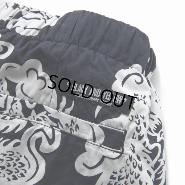 画像4: 【40%OFF】RATS/ZIP COTTON SHORTS PRINT（BLACK）［ジップコットンショーツ-23春夏］ (4)