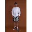 画像5: 【40%OFF】RATS/ZIP COTTON SHORTS PRINT（BLACK）［ジップコットンショーツ-23春夏］ (5)