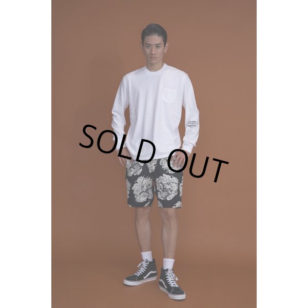 画像5: 【40%OFF】RATS/ZIP COTTON SHORTS PRINT（BLACK）［ジップコットンショーツ-23春夏］ (5)