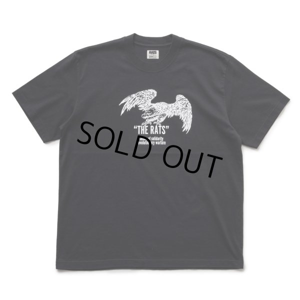 画像1: RATS/EAGLE THE RATS TEE（BLACK） 【30%OFF】［プリントT-23春夏］ (1)