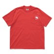 画像1: RATS/CIRCLE POCKET TEE（RED）［プリントポケT-23春夏］ (1)