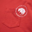 画像4: RATS/CIRCLE POCKET TEE（RED）［プリントポケT-23春夏］ (4)