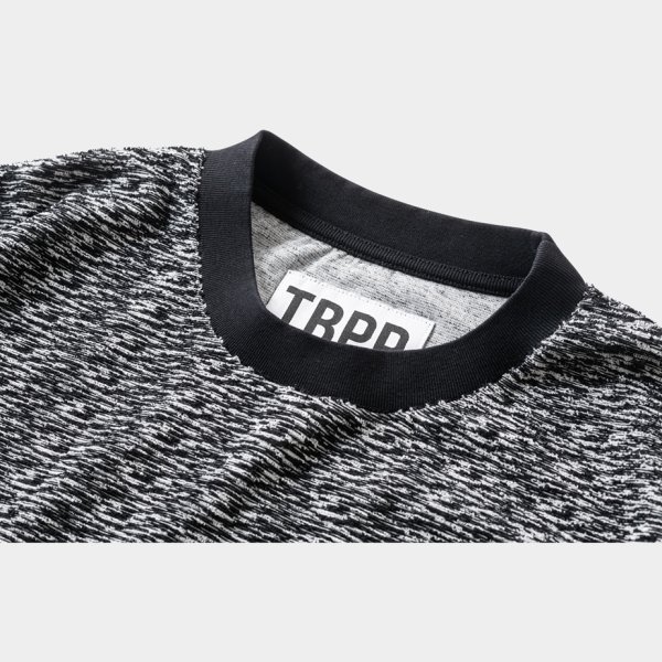 画像2: 【40%OFF】TIGHTBOOTH/PILE T-SHIRT（Black）［パイルT-23夏］ (2)