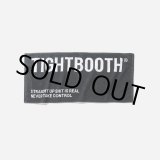 画像: TIGHTBOOTH/LOGO FACE TOWEL（Black）［フェイスタオル-23夏］