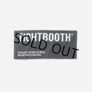 画像: TIGHTBOOTH/LOGO FACE TOWEL（Black）［フェイスタオル-23夏］