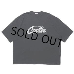 画像: COOTIE PRODUCTIONS/Embroidery Oversized S/S Tee（PRODUCTION OF COOTIE）（Black）［オーバーサイズT-23秋冬］