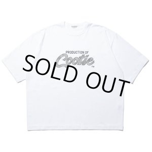 画像: COOTIE PRODUCTIONS/Embroidery Oversized S/S Tee（PRODUCTION OF COOTIE）（Off White）［オーバーサイズT-23秋冬］