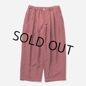 画像: TIGHTBOOTH/CHECKER PLATE BAGGY SLACKS（Red） 【40%OFF】［チェッカープレートバギースラックス-23春夏］