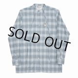 画像: DAIRIKU/Ribbon Tie Check Shirt（Aqua） 【30%OFF】［リボンタイチェックシャツ-23秋冬］