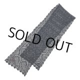 画像: DAIRIKU/Lace Muffler（Black） 【30%OFF】［レースマフラー-23秋冬］