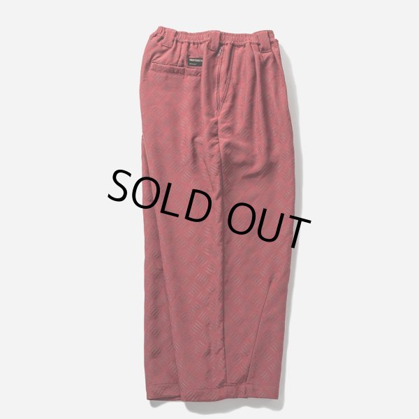 画像2: TIGHTBOOTH/CHECKER PLATE BAGGY SLACKS（Red） 【40%OFF】［チェッカープレートバギースラックス-23春夏］ (2)